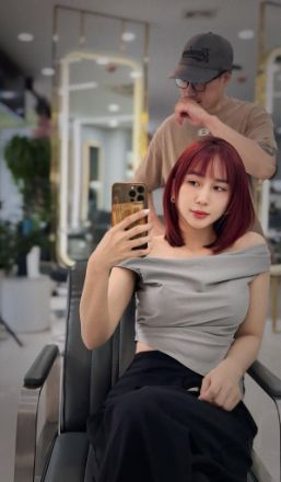 Nhuộm Màu nóng