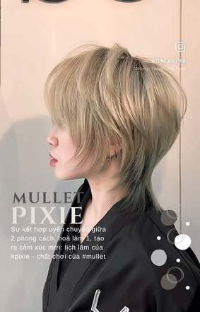 Kiểu tóc Tém · Mullet