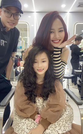 Nhuộm Màu nóng