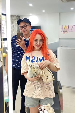 Nhuộm Màu nóng