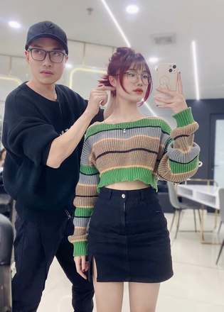 Nhuộm Màu nóng